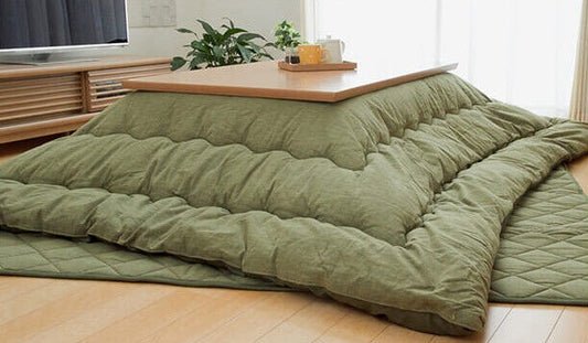 Tsumugi Green Kotatsu Set